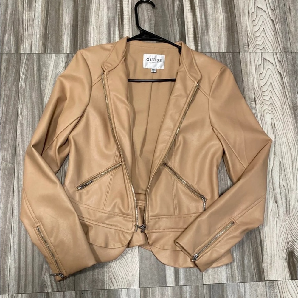 Faux leather jacket
